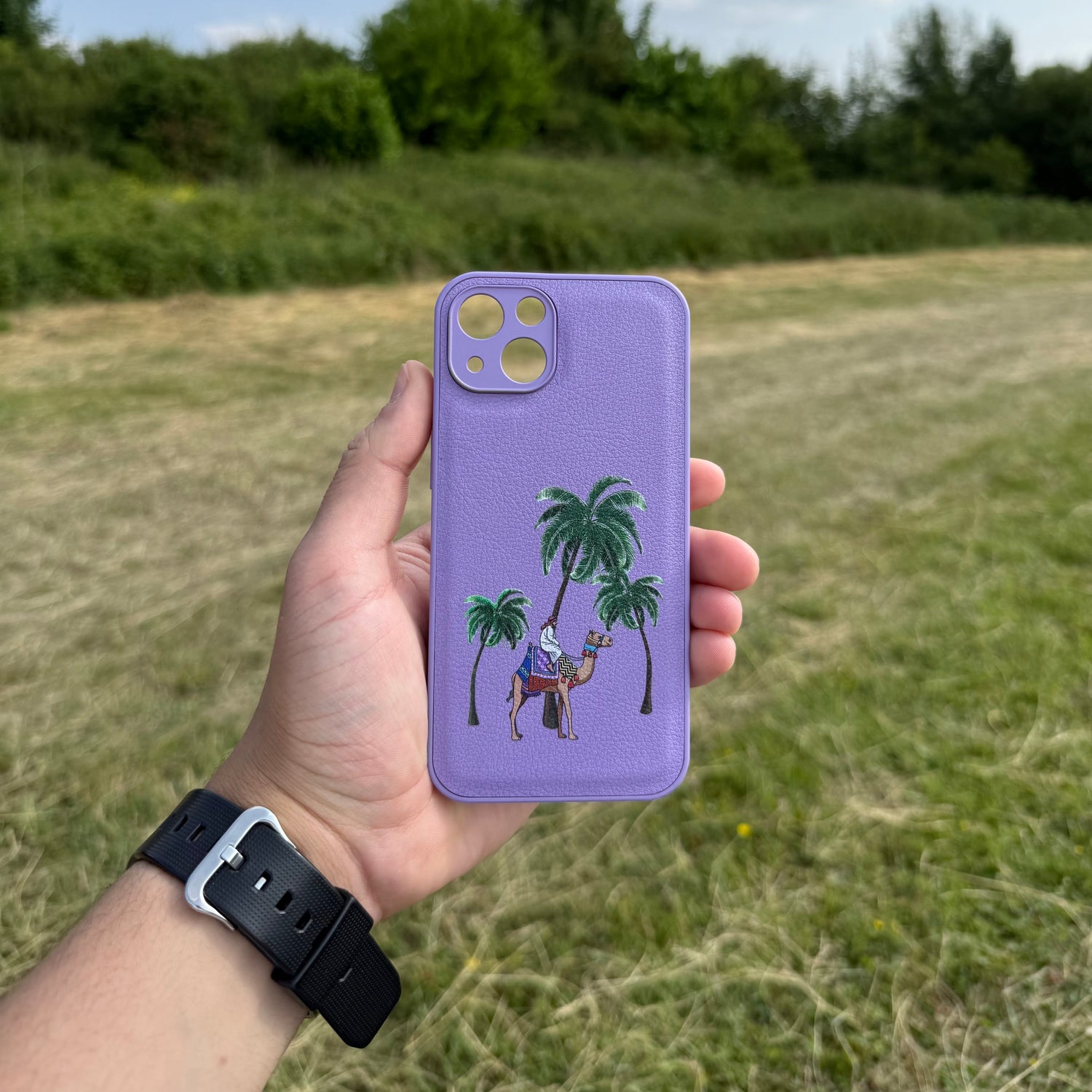 Oasis Purple phone case