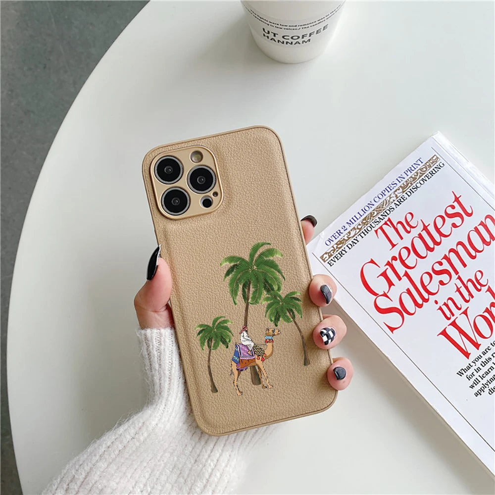 Oasis Brown phone case